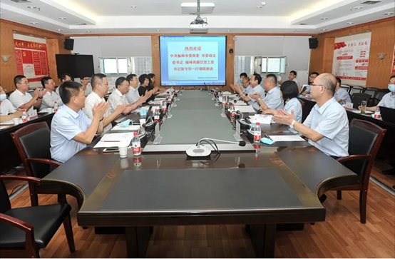 榆林市政法委书记、榆林高新区党工委书记张守华一行深刻ABPAY钱包官方网站调查调研